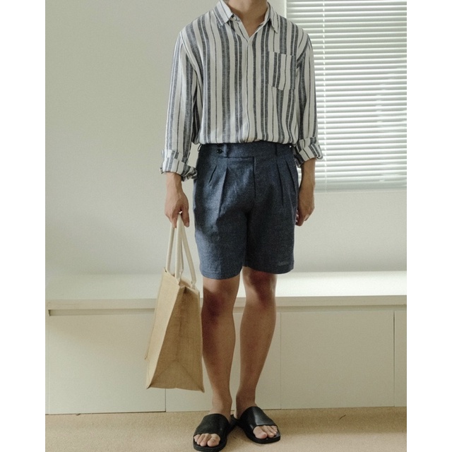 SƠ MI LINEN OVER - NAM NỮ FORM RỘNG - NOIR STUDIOS