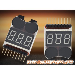 Đo pin kiểm tra điện áp của pin từ 1s đến 8s