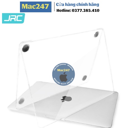 Case macbook, Ốp Macbook TRONG SUỐT chính hãng JRC - Mỏng - Nhẹ, macbook M1, macbook air, macbook pro