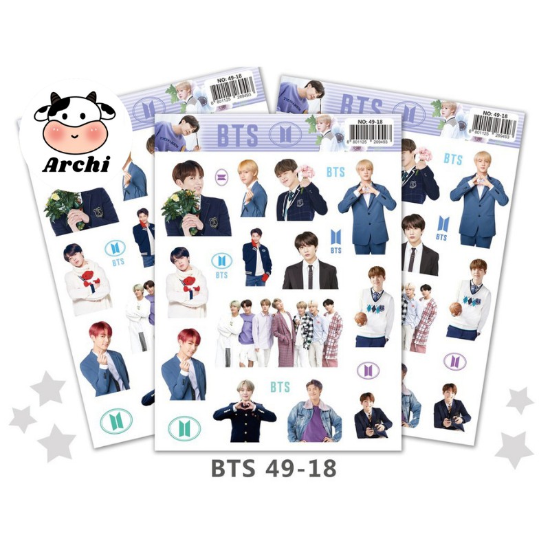 Sticker dán BTS