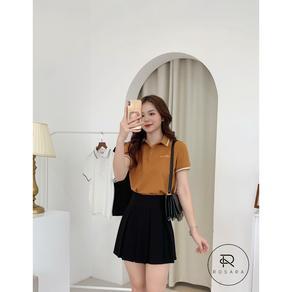 Áo sơ mi polo thời trang nữ chất đẹp Rosara SP122