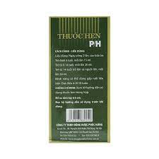 Combo 2 chai Thương hiệu: Thuochen-phuchung PHÚC-HƯNG PH ThuỐc-hen PH PHARMACYQ7 /