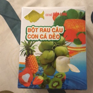 Bột gói rau câu con cá dẻo 12gr