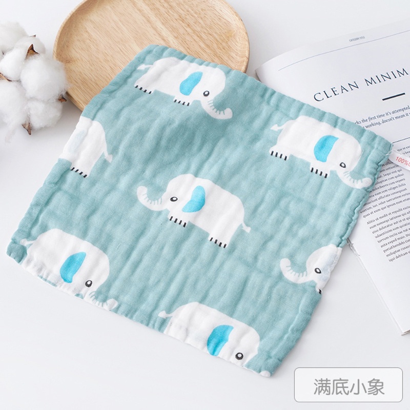 WMMB 5pcs Muslin 6 layers Soft Cotton Baby Towels Face Towel Handkerchief Washcloth