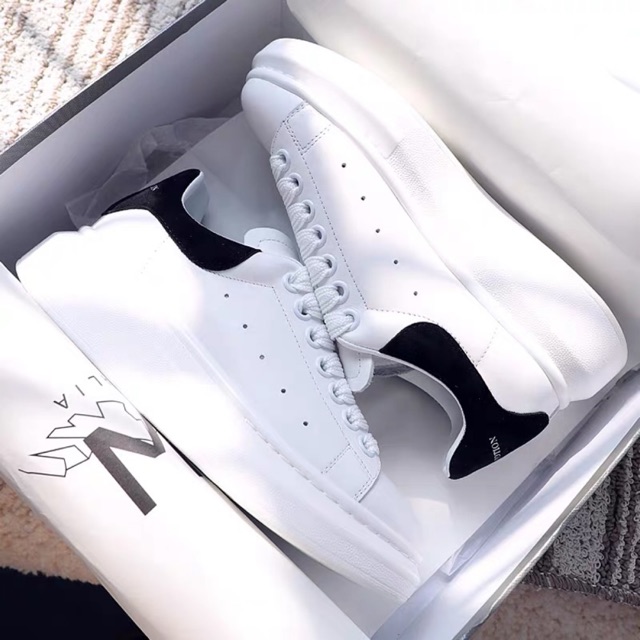 Giày Nam nữ đế cao 5cm siêu êm trend 2020 - Giày thể thao MCQQQ Bản Dây to , Gót Nhung , Đế