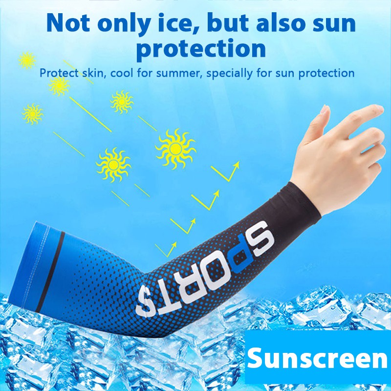 Găng Tay Chống Nắng/Tia UV Bằng Lụa Băng Co Giãn Thân Thiện Với Làn Da Thoáng Khí Thời Trang Unisex