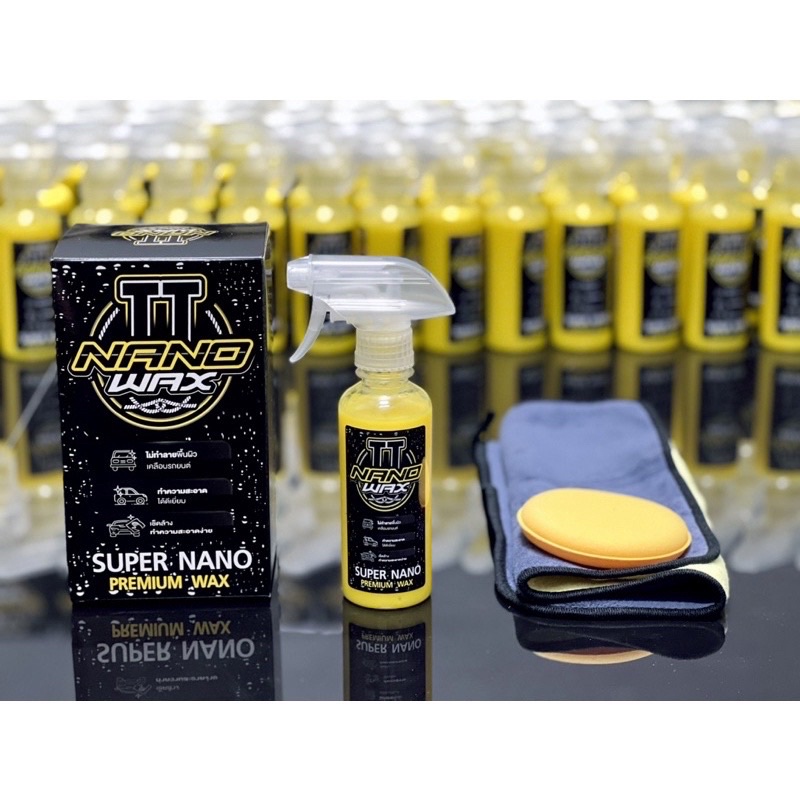 TT Nano Wax phủ bóng xe