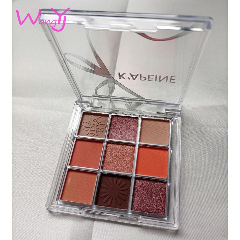 [Hàng mới về] Bảng phấn mắt K'APEINE với 9 màu lì mờ ánh nhũ thời trang | BigBuy360 - bigbuy360.vn