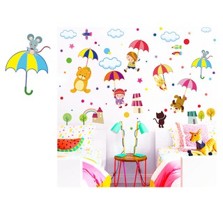 Decal Ô sắc màu
