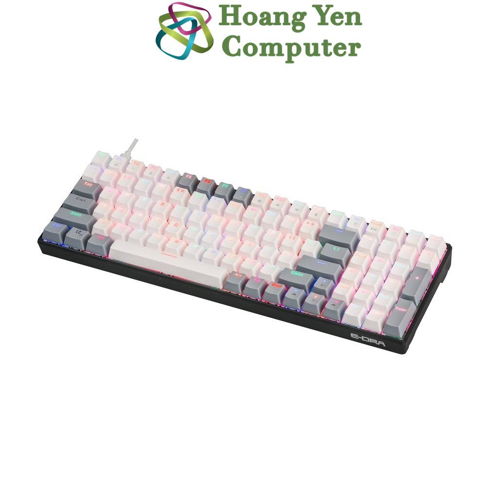 Bàn Phím Cơ E-Dra EK396 Đèn Led RGB  - BH 2 Năm Chính Hãng - Hoàng Yến Computer