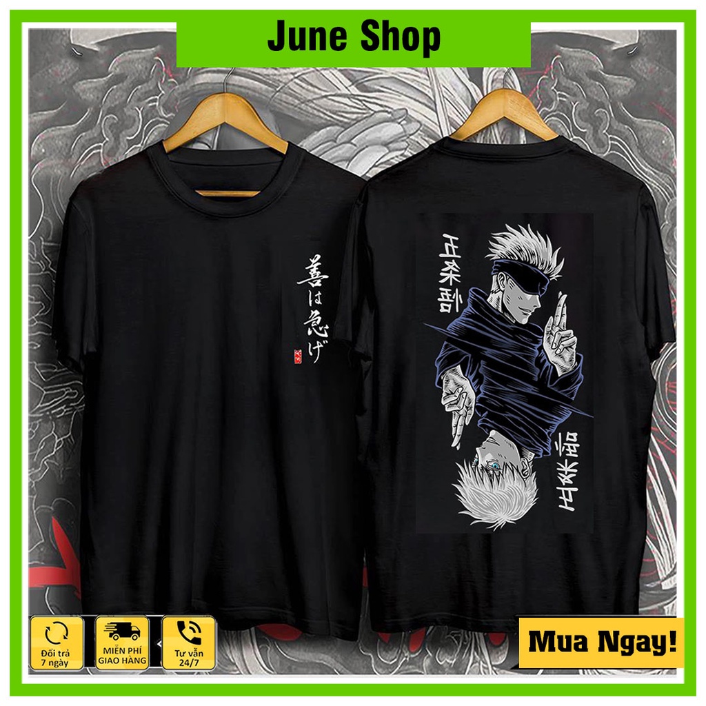 BST Áo Jujutsu Kaisen in hình Satoru Gojo - Áo phông Anime mẫu mới 2022