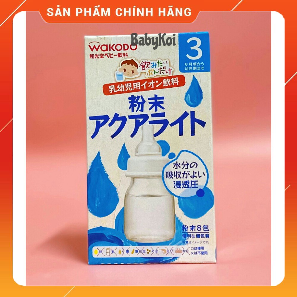 Trà hoa quả Wakodo Nhật Bản cho bé từ 5 tháng tuổi (date: 06/2021)