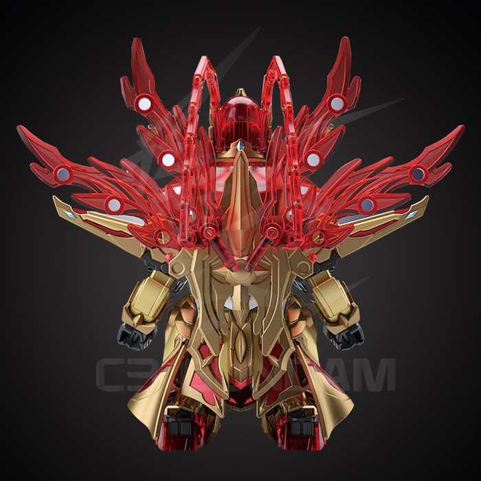 MÔ HÌNH GUNDAM BANDAI SD TAM QUỐC SANGOKU SOKETSUDEN ZHOU YU AKATSUKI GUNDAM - CHU DU SDSS