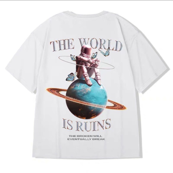 Áo Thun Tay Ngắn Dáng Rộng In Họa Tiết Thời Trang Mùa Hè Mới Cho Nam size M-8XL