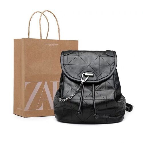 Balo nữ mini da mềm ulzzang thời trang cao cấp full tag, túi giấy