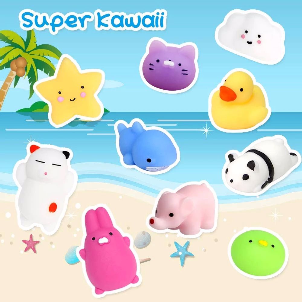 Set 10 Mô Hình Mochi Mini Dễ Thương Dùng Trang Trí Bàn Làm Việc