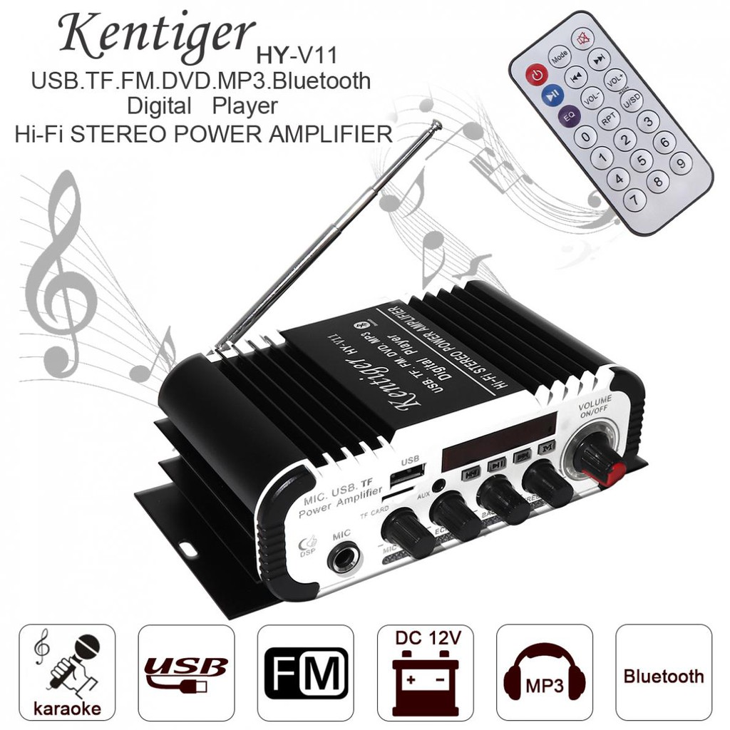 Amply karaoke mini 12V Kengtiger HY - V11