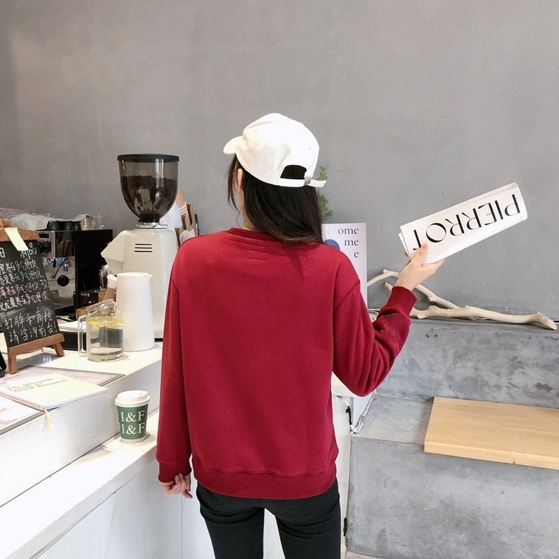 Áo nỉ nam nữ dài tay thu đông, áo thun nam nữ mùa thu chất nỉ da cá