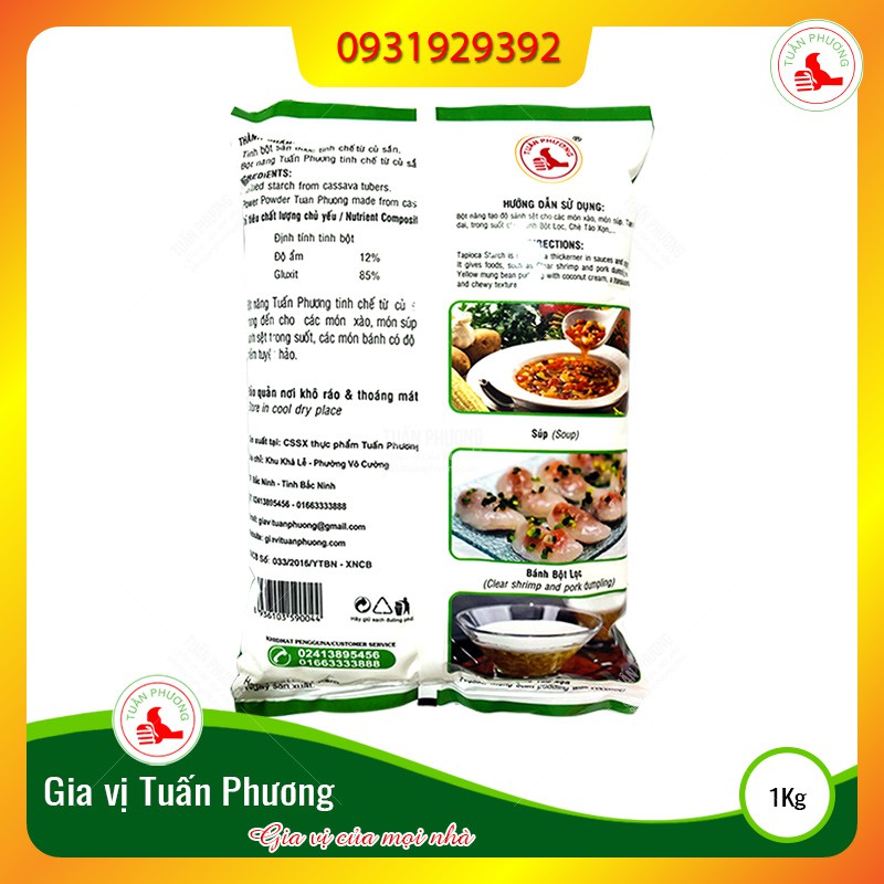 Bột Năng 1kg thùng 10kg