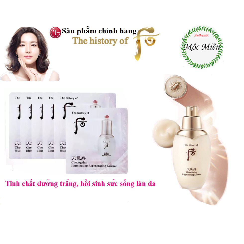 Gói tinh chất dưỡng trắng, tái sinh mới Whoo Cheongidan Illumninating Regenerating Essence