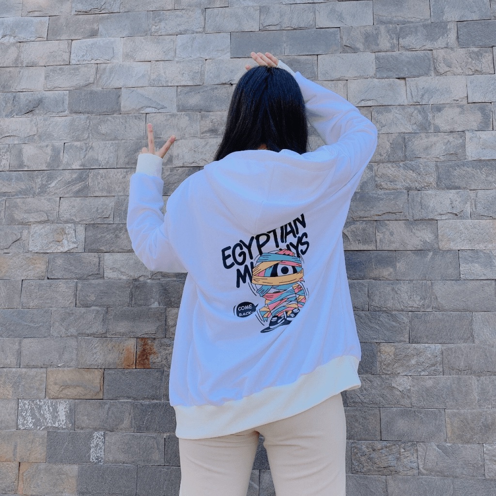 ÁO KHOÁC NỈ NGOẠI NỮ FORM RỘNG PHỐI NÓN TP [NewUnisex]