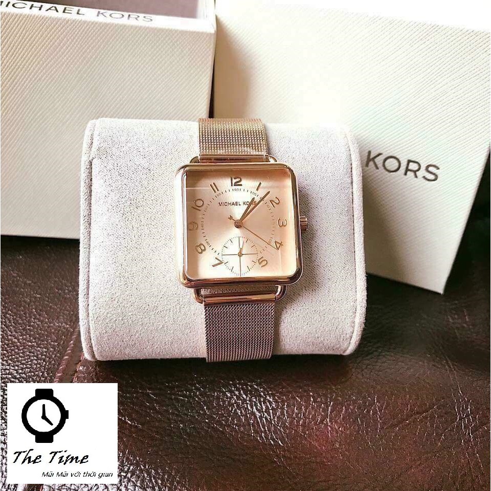 ( Sẵn 2 màu ) Đồng hồ nữ MICHAEL KORS MK3663 &amp; MK3664 Case 31mm. 5ATM