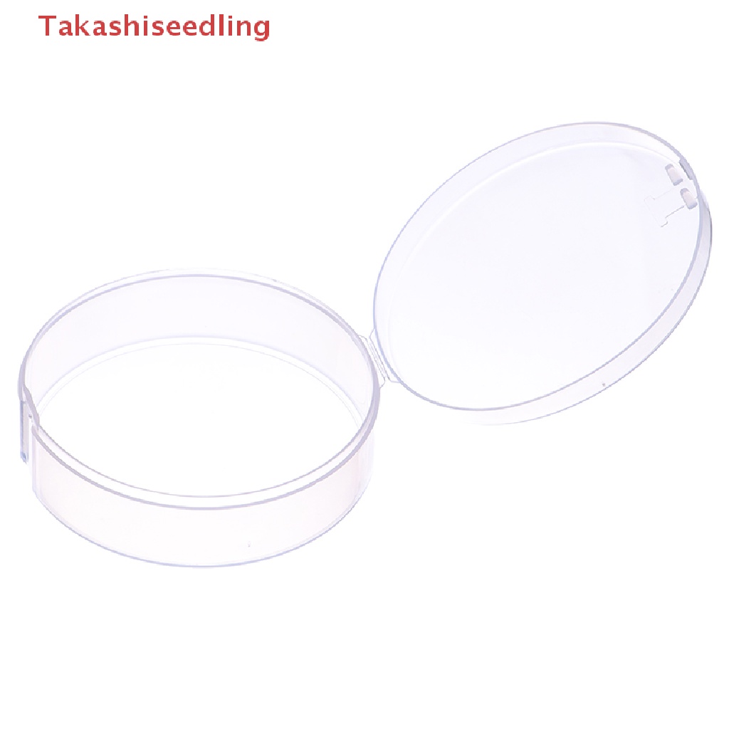 Hộp Đựng Mút Trang Điểm Trong Suốt Hình Tròn Tiện Dụng Ốp