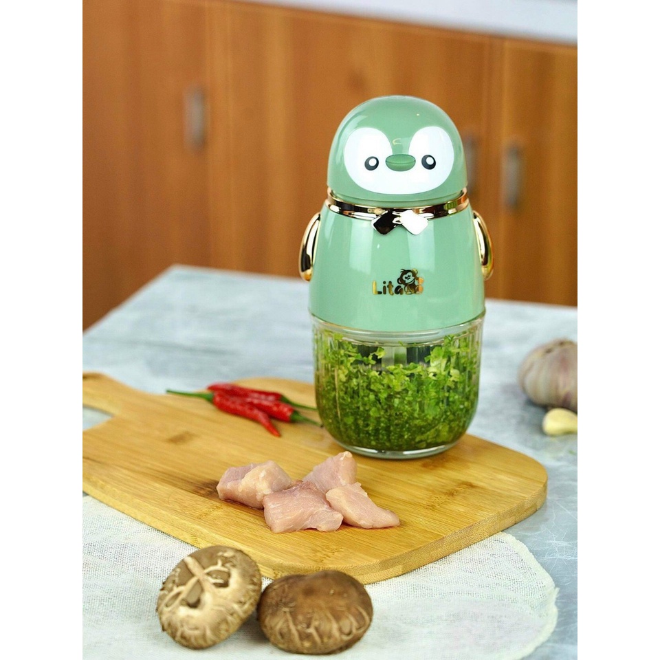 Máy Xay Ăn Dặm Lita 0.3L, 8 Lưỡi dao, công suất 200w