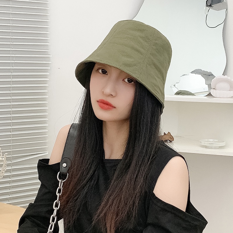 Nón Bucket Che Nắng Chống Tia Cực Tím Vành Rộng Che Phủ Toàn Diện Phong Cách Hàn Quốc Thời Trang Mùa Hè Cho Nữ