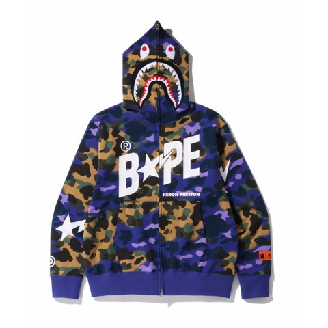 Áo Khoác BAPE Họa Tiết Rằn Ri Unisex 0628