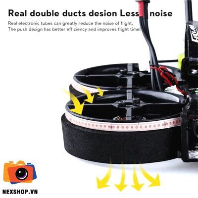 Máy bay nguyên bộ Flywoo CineRace20 V1.2 Neon Led HD Analog Pro PNP