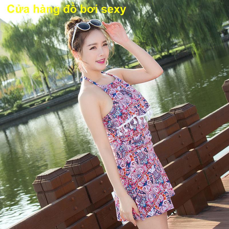 Tình yêu thơ mùa hè New Ladies Chuyên bảo Váy Flat-Angled In Belly Slim Áo tắm Đồ bơi