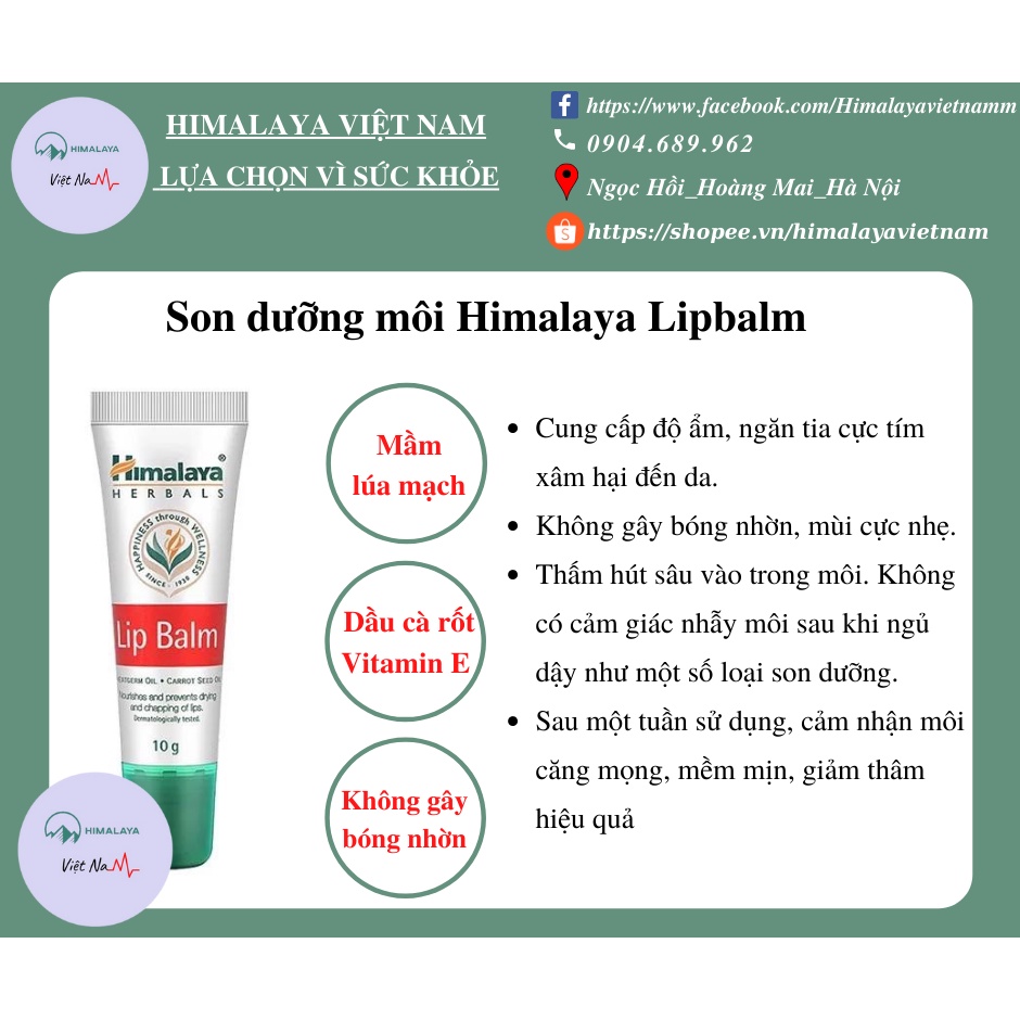 Son dưỡng môi Himalaya Lipbalm