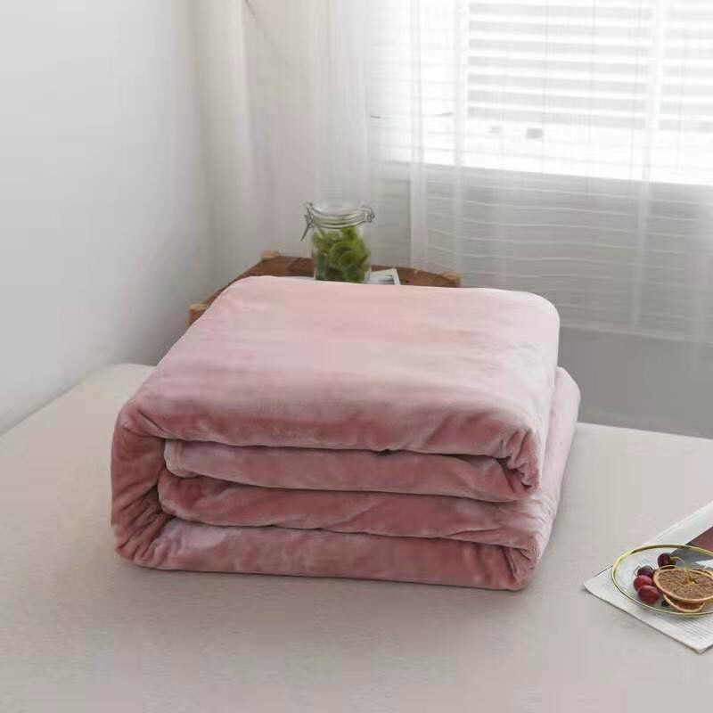 Chăn lông tuyết Blanket hàng loại 1 2.5kg dày dặn thu đông cao cấp hàng mới 2020