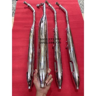 [HOẢ TỐC HCM] Pô đam logo Honda cánh chim móc giòn cho Wave nhỏ/ Dream/ Cup/ 67 [ HÀNG LOẠI 1 ]