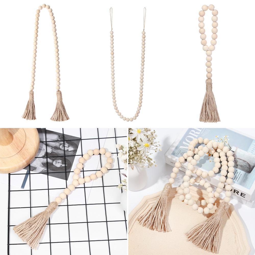 Vòng Hoa Chuỗi Hạt Gỗ Phong Cách Boho Thời Trang