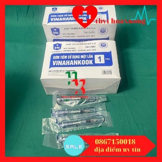 [Bán lẻ 10 chiếc] Bơm tiêm 1 lần Vinahankook 1ml
