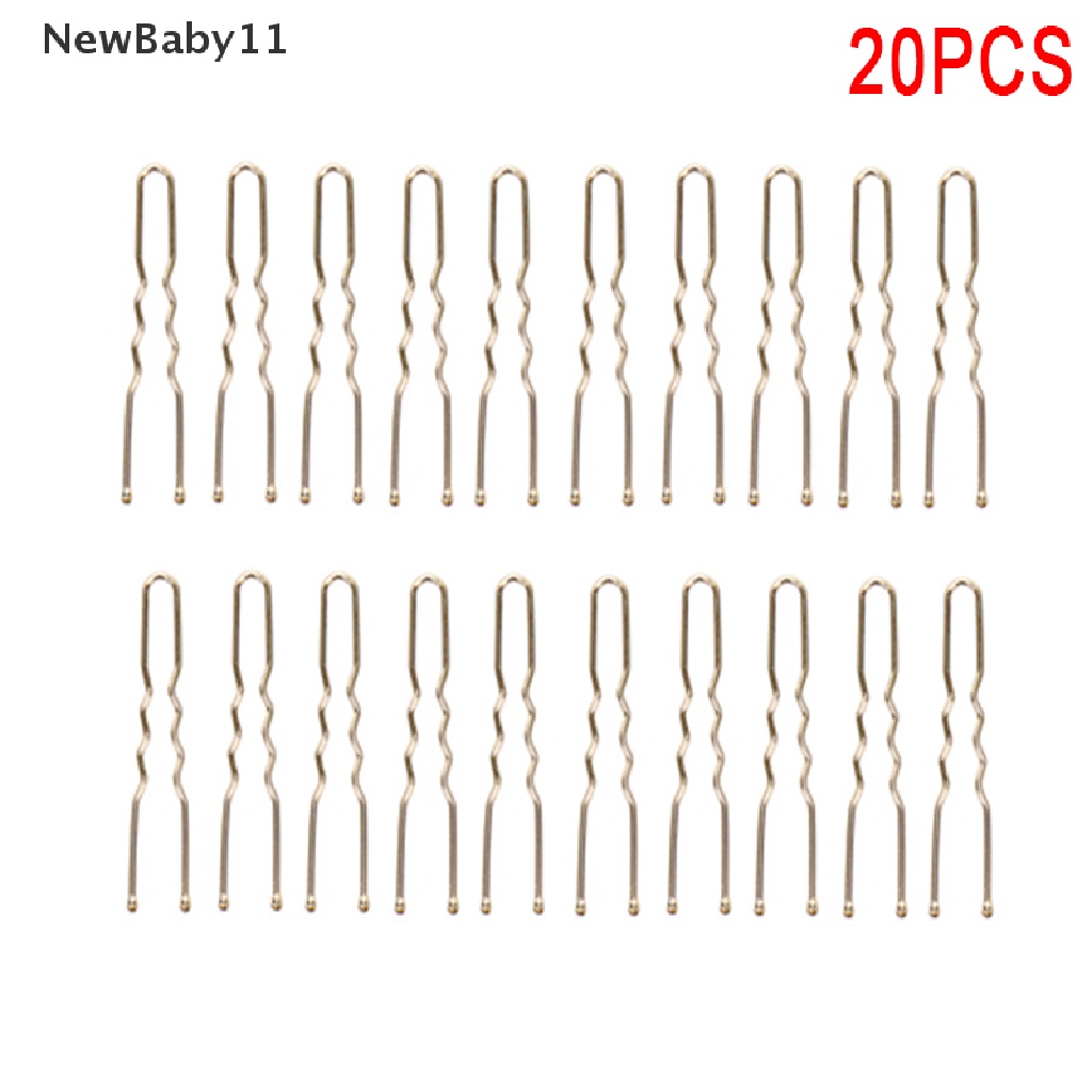 Set 20 kẹp tóc chữ U bằng kim loại cho nữ