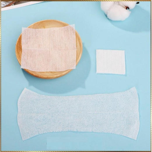 Bông cotton lotion mask đắp toner MONKIDS gồm 240 miếng bông tẩy trang mỏng co giãn tốt