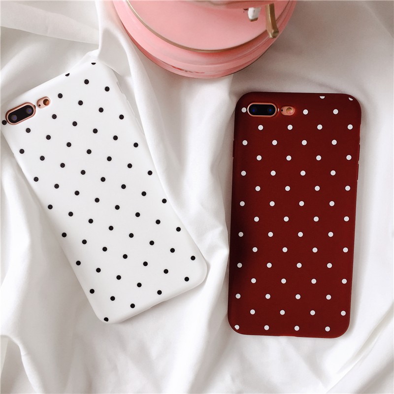 Ốp Điện Thoại Nhựa Mềm Họa Tiết Đơn Giản Cho iPhone 6 6s 6sPlus 6Plus 7 8 7Plus X XS
