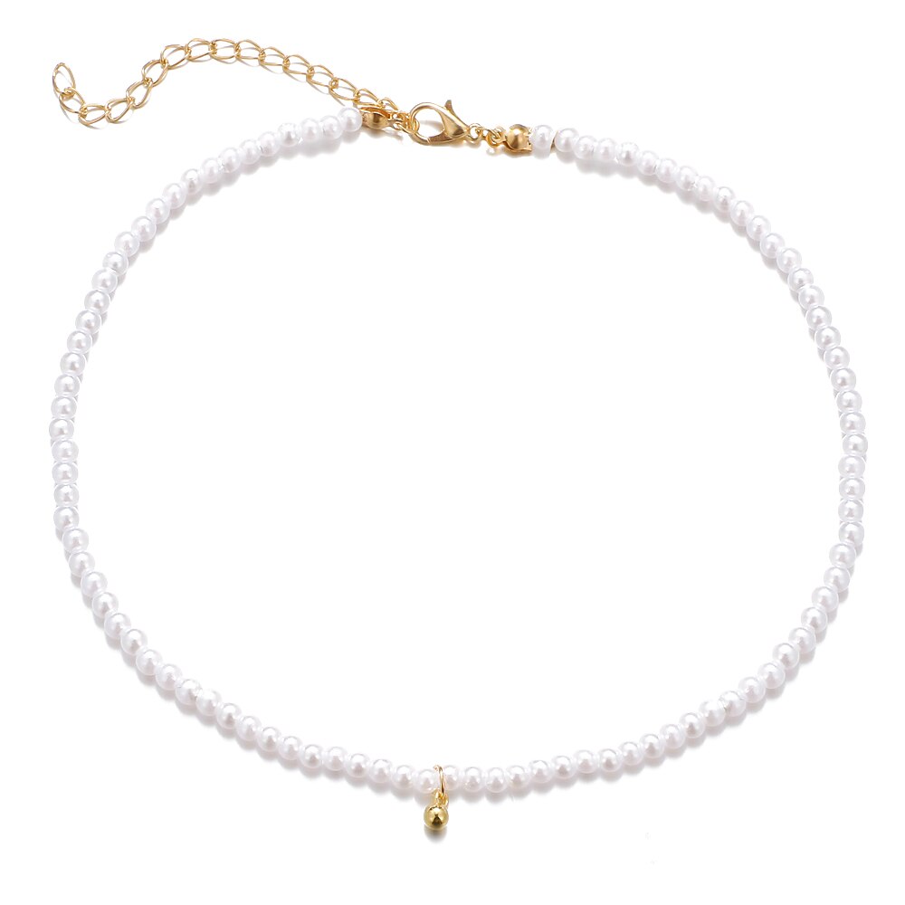 Vòng cổ choker phối ngọc trai thời trang phong cách cho nữ