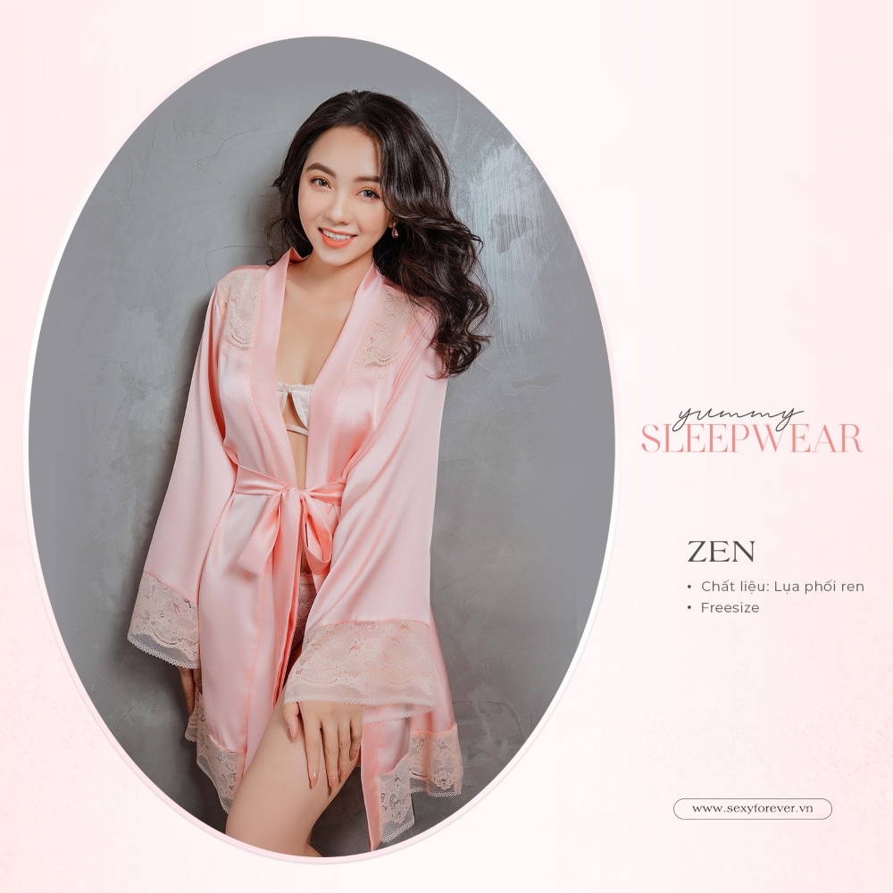 Sexy Forever Áo Choàng Ngủ Nữ Sexy Zen