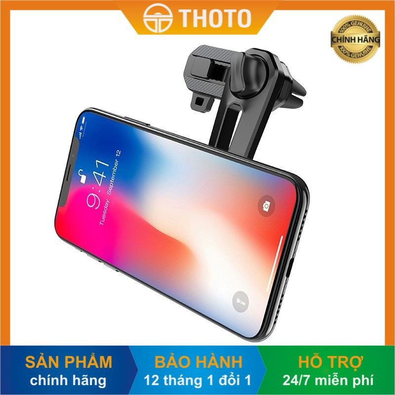 [Thoto Shop] Giá đỡ điện thoại HOCO CA57 đế hít nam châm, gắn cửa gió điều hòa trên ô tô - hàng chính hãng