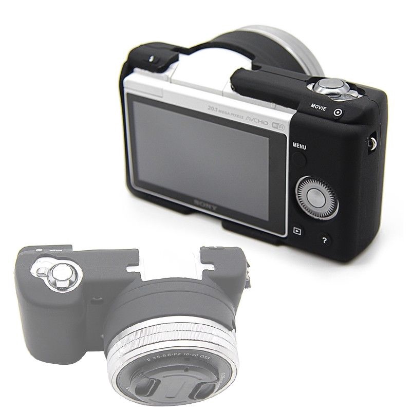 Ốp Điện Thoại Silicone Dẻo Kiêm Túi Đựng Máy Ảnh Sony A5000 / A5100