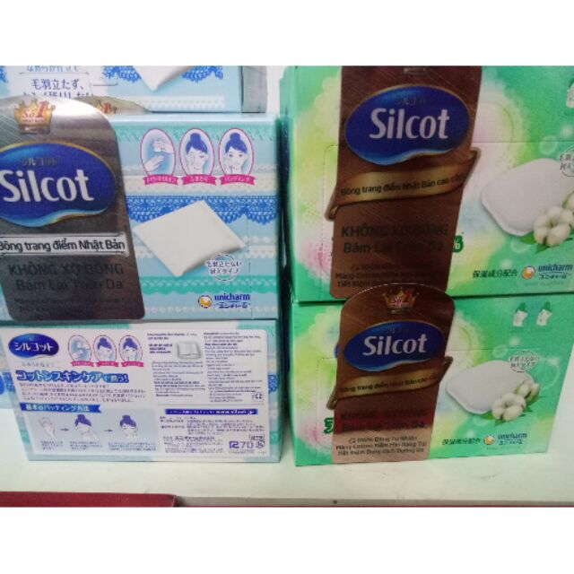 Bông tẩy trang Silcot