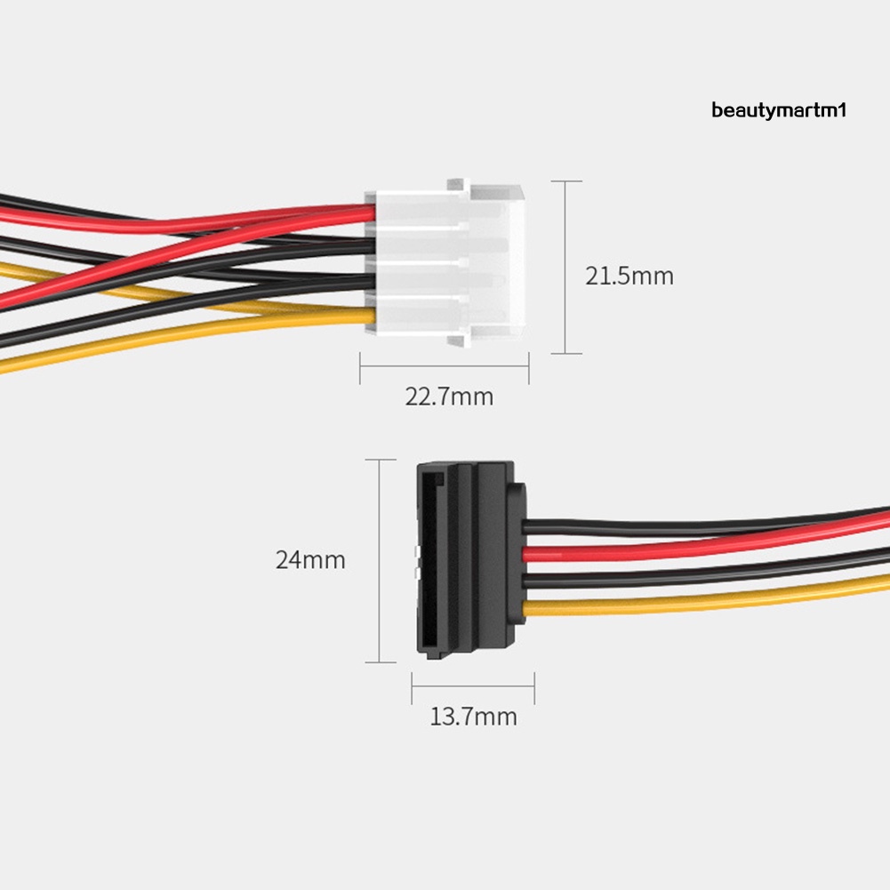 Dây Cáp Chuyển Đổi Nguồn Ổ Cứng 4 Pin Sang 15 Pin | BigBuy360 - bigbuy360.vn
