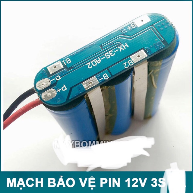 Pin 3s 12,6v mạch bảo vệ 20a 2500mah