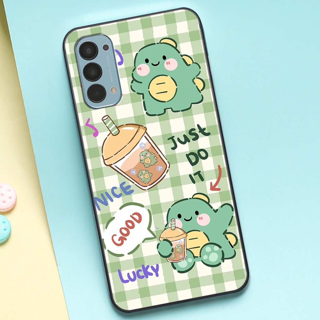 Ốp lưng Oppo Reno 4 - Reno 4 Po in hình khủng long cute