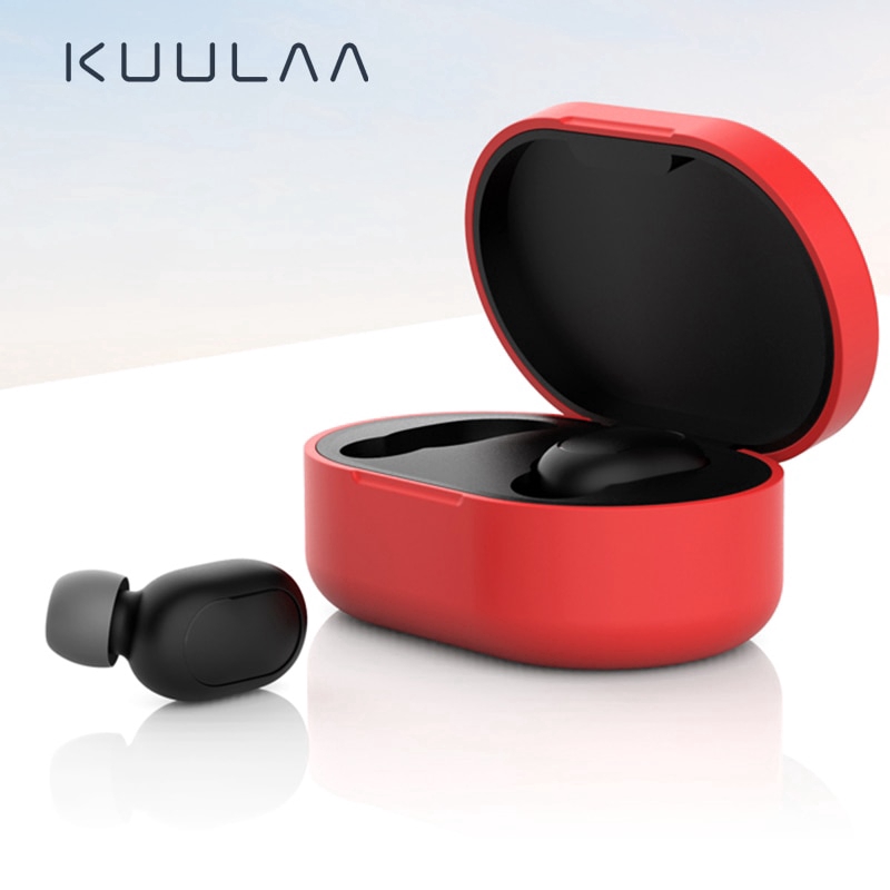 Vỏ silicon KUULAA bọc hộp sạc tai nghe Airdots cho Xiaomi Redmi