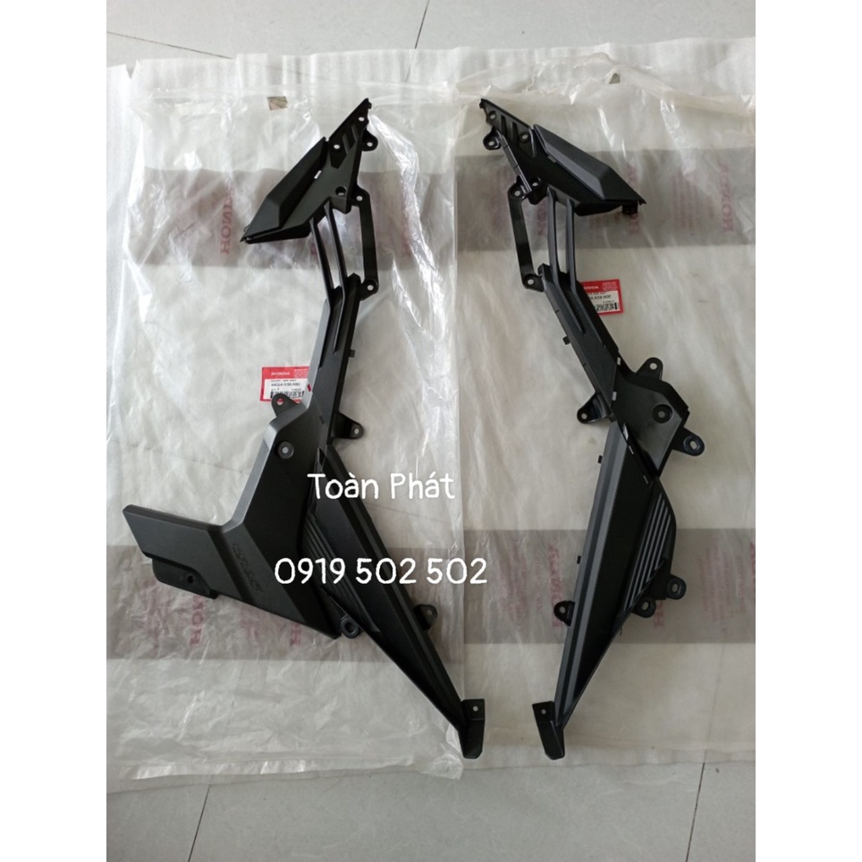 CẶP ỐP SƯỜN NHỰA NHÁM LỚN SONIC TRÁI - PHẢI - SONIC 150R CHÍNH HÃNG HONDA INDONESIA